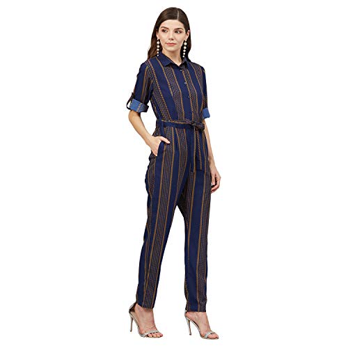 Image of Rare Women's Polyester Jumpsuit Maxi Casual Dress
