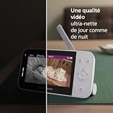Philips Avent Connected Baby Monitor with Wi-Fi, HD Camera, Infrared Night Vision, Crying Detection, Two-Way Audio, 12 Hours Playtime, Model SCD951/26 - 4