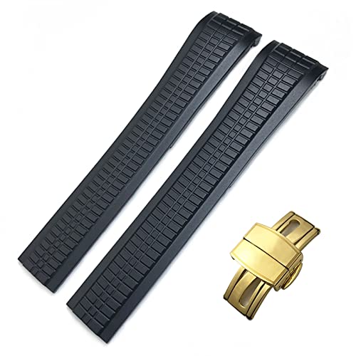 Bracelet montre caoutchouc 21mm coloré pour le quotidien et le sport
