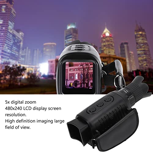 Telescópio Monocular, Monóculos de Visão Noturna Infravermelha, Telescópio HD Portátil com Zoom Digi