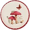 Mushrooms salad plate  urban country home decor