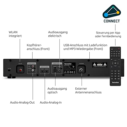 Technisat DIGITRADIO 143 (V3) Internetradio mit DAB+ und Bluetooth