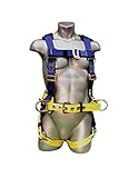 Elk River 75302 Premium WorkMaster Harness with Tongue Buckles, 3 D-Rings, Polyester/Nylon, Medium