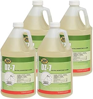Zep DZ-7 Detergent Disinfectant 1 Gal 752023 (Case of 4) Bactericidal, Virucidal, Fungicidal and Mildewstat