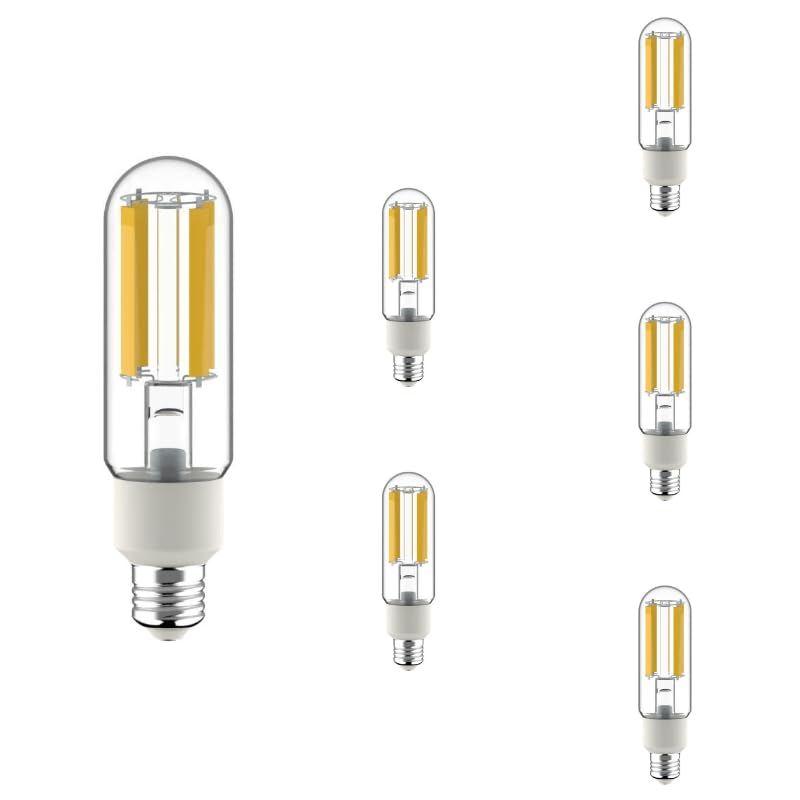 SILAMP Ampoule LED Éclairage Public E27 18W 2700lm (Pack de 6) - Blanc Chaud 2300K - 3500K