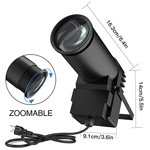 U`king Pinspot Light Rgbw 10W Led Beam Pin Spot By Dmx 512 Sound Activated Controlled Spotlight For Mirror Ball Party Wedding Dj Disco Shows Spot Lighting Black #TOP5