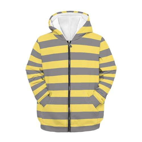 Agoviwo Funny Graphic Boys Zip up Hoodie Athletic Hoodies Workout Top Casual Comfy Hoodie Sweatshirt for 6-16 Years