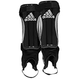 adidas Youth  Club Pro Shinguard ( sz. XXS, Black/Chrome/Chrome )