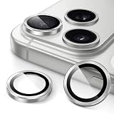 JETech Pellicola Fotocamera per iPhone 17 Pro/17 Pro Max, Argento, 1 Set