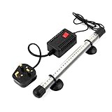 Ruilogod UK Plug ACsuitablevoltageV 1W Fish Tank 31 LED Sumergible Luz Azul Rojo Rosa (id:da ea5 2c 06e 47f