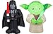 Disney Star Wars Darth Vader and Yoda Air-blown Inflatables (2 Pack)