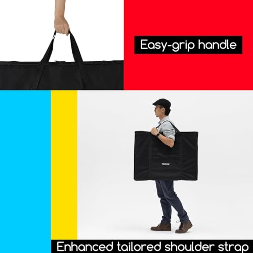 MEEDEN Art Portfolio Case 18"x 24"- Waterproof, 600D Oxford Cloth, Art Portfolio Bag Black, Portfolio Folder for Artwork for Artwork, Drawing, Canvas, Photography, Poster by MEEDEN - Image 5