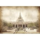 Vintage Phoenix LDS Temple Art And Decor For Home And Family (Unframed Rolled Print, 16x20)