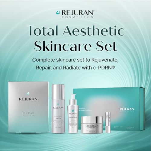 Image of REJURAN Total Aesthetic Set c-PDRN - Salmon DNA Rejuvenating Daily Skincare Kit for Anti-Aging, Firming & Deep Hydration. Gift Set for Radiant, Youthful Glass Skin. Korean Skincare.