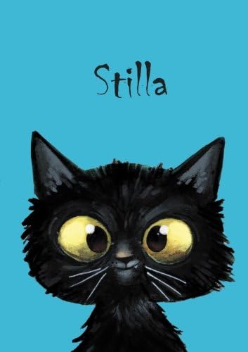 Stilla: Stilla - Katzen - Malbuch / Notizbuch / Tagebuch: A5 - blanko
