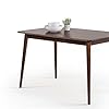 ZINUS Jen 47 Inch Dining Table Solid Wood Kitchen Table Easy Assembly Espresso