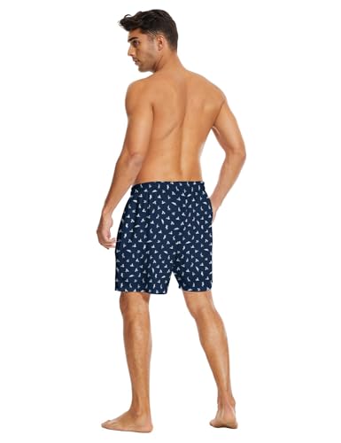 Partrest Mens Swim Trunks with Compression Liner Men Quick Dry Beach Swimsuit4