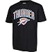 NBA Oklahoma City Thunder Men's T-Shirt Arched Plexi Short Sleeve Tee Shirt, Large, Black