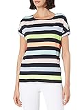 Überschnittenen Schultern Cecil Damen 316360 T-Shirt, deep Blue, L