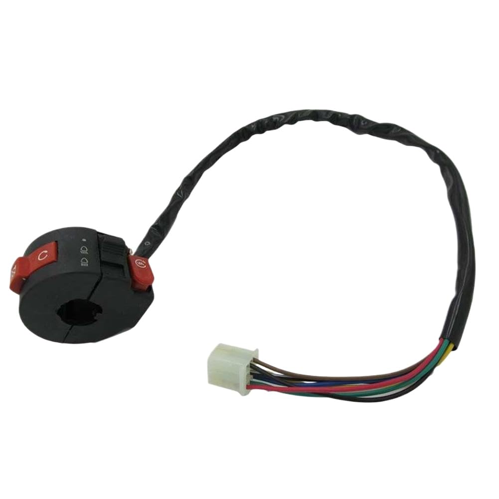 3-Function Left Light Switch Compatible with 50cc 70cc 90cc 110cc 125cc ATV Quad 4 Wheeler