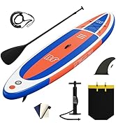 Bifanuoサップボード長320cm 幅76cm 厚15cm ブルー ホワイト Amazon | Bifanuo サップボード インフレータブル スタンドアップ