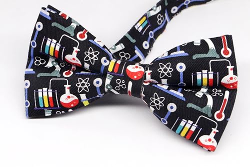 Image of OCIA Cute Pattern Pre-tied Bow Tie Adjustable Bowties for Adult & Children