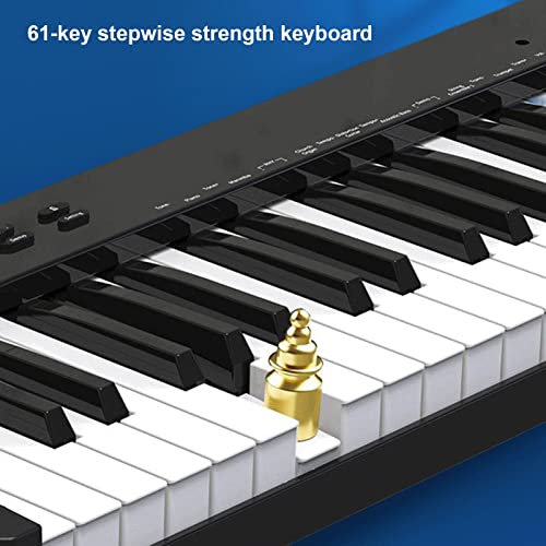 Piano numérique à 61 touches Piano à clavier portable intégré Double haut-parleurs Bluetooth MIDI Piano électronique avec pédale de sustain Idéal for les adultes, les enfants et les débutants - Les Beatles, Paul McCartney, John Lennon, RIngo Starr, George Harrison Piano numérique à 61 touches Piano à clavier portable intégré Double haut-parleurs Bluetooth MIDI Piano électronique avec pédale de sustain Idéal for les adultes, les enfants et les débutants – Image 3
