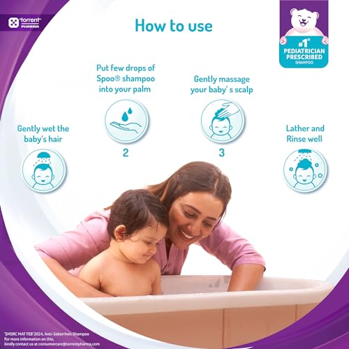Image of Tedibar Rich Moisturising Baby Body Wash 250ml with Skin Friendly PH with Spoo Shampoo for Baby by Tedibar, 125ml | Gentle On Scalp | No. 1 Pediatrician Prescribed Shampoo for Kids