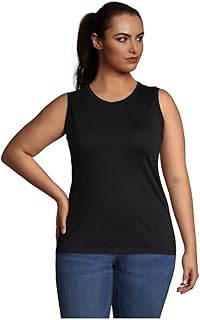 Sponsored Ad - Lands' End Women's Supima Cotton Crew Neck Tank Top