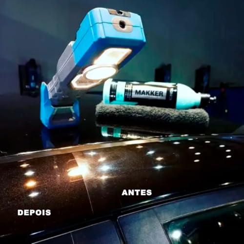 Kit Makker Maquiador Cera Blend Black Aplicador Pano Microfibra