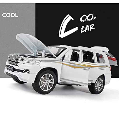 Image of Alloy Car Model Diecasts Metal Toy with Sound /Light /Pull-Back Off-Road Vehicles Car Model Collection Kids Toys Gift Multicolor Pack of 1 (1:32 Land CRUSIER)
