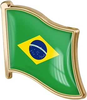 vmcoatdu Country Flag Pin Badge International Travel Brooch Metal Alloy Souvenir Pin for Hat Clothes Backpack
