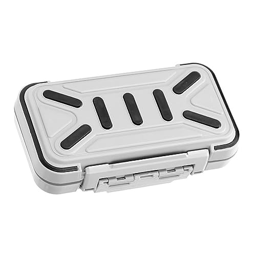 SUPVOX Fishing Storage Box with Multiple Compartments Portable Plastic Bait Organizer for Outdoor and Home Use Durable Lure Tray for Fishing Gear Fittings