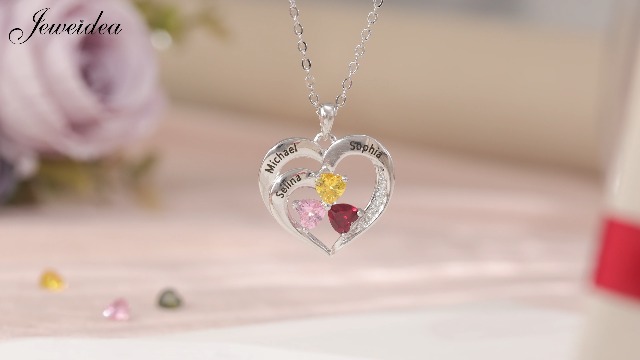 Collier Femme Pierre De Lune - Chaîne Acier Inoxydable, Pendentif Brillant - Cadeau Anniversaire, Fête Des Mères, Amie