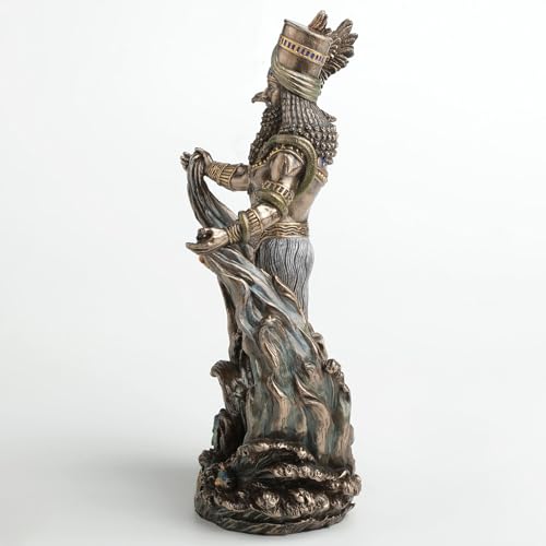 Estatua Enki Dios Sumerio de Agua y Conocimiento 24 cm miniatura 2