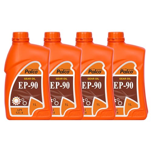 Image of PALCO EP 90 Extreme Pressure Gear Oil for Gear Box 1 Litre (Pack 4) | API GL 4 Gear Oil for Cars, Buses & Trucks High Performance Heavy-Duty for Smooth Transmissions, Superior Protection