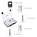 EBL Black Batteries Box Include : Rechargeable 8 AA Batteries + 4 AAA Batteries + 40Min iQuick Battery Charger and 2Pcs C/D Converters with Battery Storage Organizer