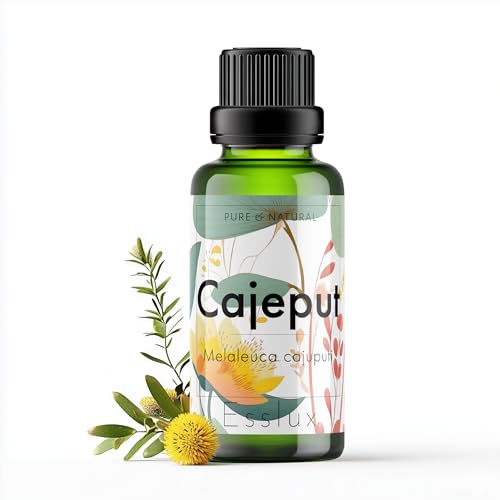Image of Esslux Cajeput Essential Oil - 100% Pure Natural Cajeput Oil for Aromatherapy, Skin & Hair | Refreshing & Uplifting Aroma Ideal for Diffuser, Massage & DIY Projects - Therapeutic Grade - 60 ML