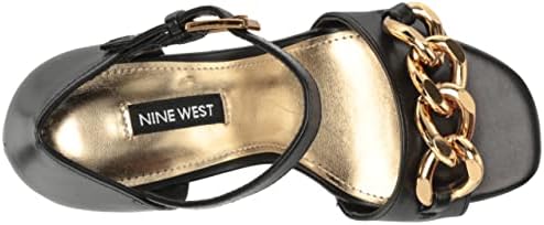 Nine West Women's Jerri Heeled Sandal, Black, 10 | Image 4