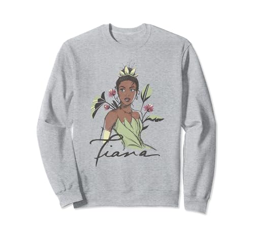 Sweat Tiana Disney Princesse coupe premium aux finitions florales détaillées