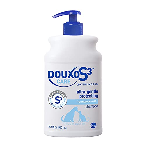 Douxo S3 Care Shampoo 16.9 oz (500 mL) - for Regular Use with Dogs and Cats