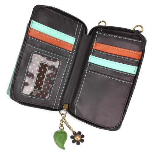 Image of CHALA Wallet Crossbody Cell Phone Purse - Women Faux Leather Multicolor Handbag with Adjustable Strap