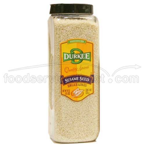 Durkee Sesame Seed - 19 oz. container, 6 per case
