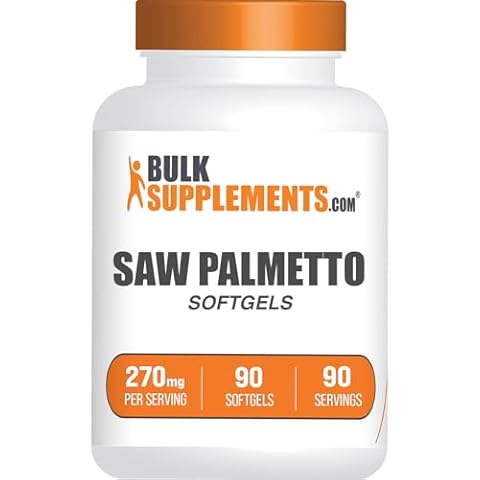 BulkSupplements.com Saw Palmetto Softgels Cover