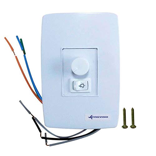 Ventilador de Teto Monaco 3 Pás Cromado - VTA0111005 - TREVISO - Ventilador de Teto Monaco 3 Pás Cro