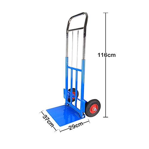 Carretilla plegable multipropósito 100kg azul miniatura 2
