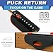 40in Tabletop Air Hockey Table, Portable Arcade Game Table for Kids and Adult, Indoor Game Table w/ 2 Pucks, 2 Pushers, Electronic Motor Fans for Game Room、Family Recreation (Dark Woodgrain)