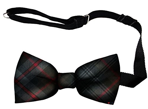 Noeud papillon homme laine douce sangle réglable motif tartan écossais Murray of Atholl