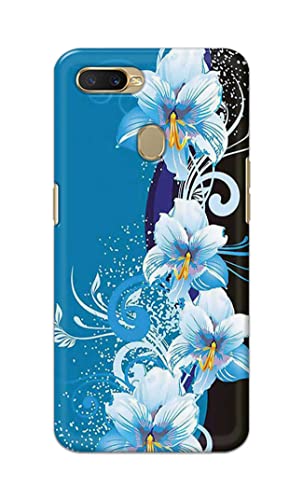 Image of PRINTFIDAA Beautiful Floral Design Printed Designer Hard Case for Oppo A7 / Oppo A5s / Oppo A12 / Oppo A11k / Oppo A12s / CPH1909 Back Cover -(e) RPM1006