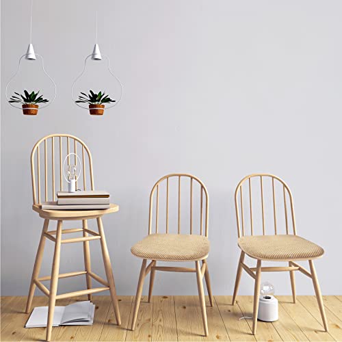 Pagged Khaki Foam Seat Cushions Kitchen Chairs Pads For Dining Chairs Non Slip Office Seat Cushions Washable U Shaped Soft Thick Large Metal Wooden Chair Cushions,17 Inch X 15 Inch thumb #6